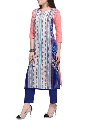 straight printed kurta - 15318024 - Standard Image - 2
