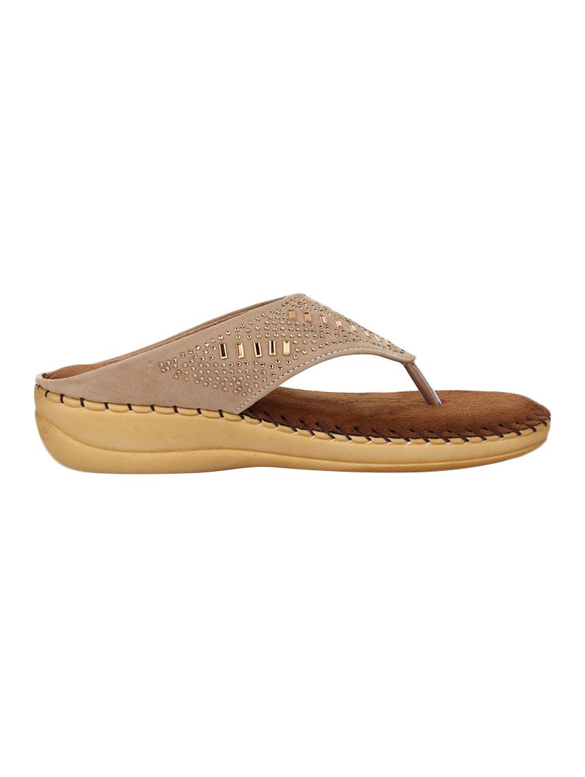 beige toe separator sandal - 15318245 - Zoom Image - 2