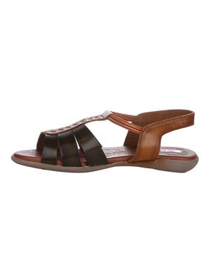 green leather back strap sandal - 15318864 - Standard Image - 2