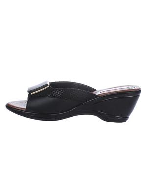 picktoes black wedges heels - 15318892 - Standard Image - 2