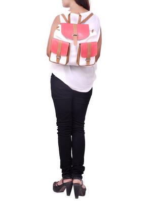multi colored canvas regular backpack - 15319323 - Standard Image - 5