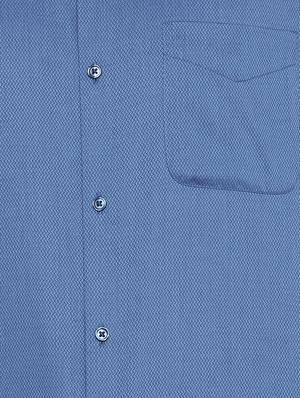 blue cotton formal shirt - 15320049 - Standard Image - 5