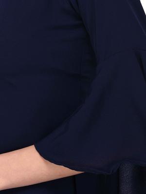 keyhole back bell sleeved top - 15322295 - Standard Image - 5