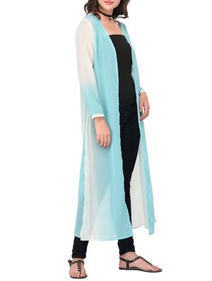 ombre effect longline shrug - 15323425 - Standard Image - 2