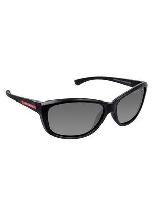david blake black rectangular polarized & uv protected sunglass - 15324019 - Standard Image - 2