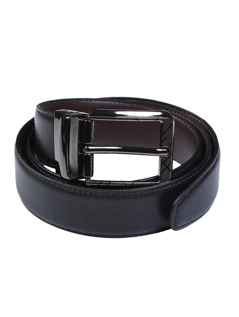 multi colored micro fiber tie with pocket square and belt - 15326424 - Zoom Image - 2