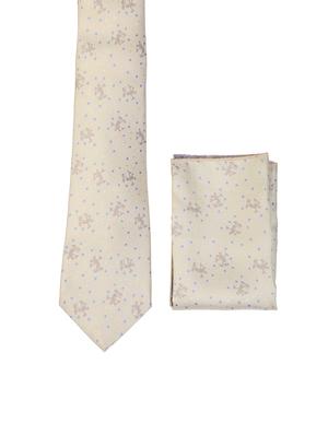 multi colored micro fiber tie with pocket square and belt - 15326425 - Standard Image - 2