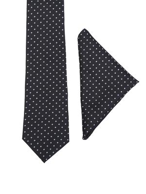 blue tie with belt and pocket square - 15326427 - Standard Image - 2