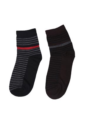 multi colored micro fiber tie with socks and belt - 15326434 - Standard Image - 2