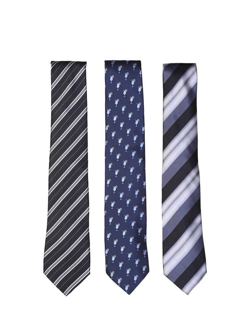multi colored micro fiber tie with socks - 15326436 - Zoom Image - 2