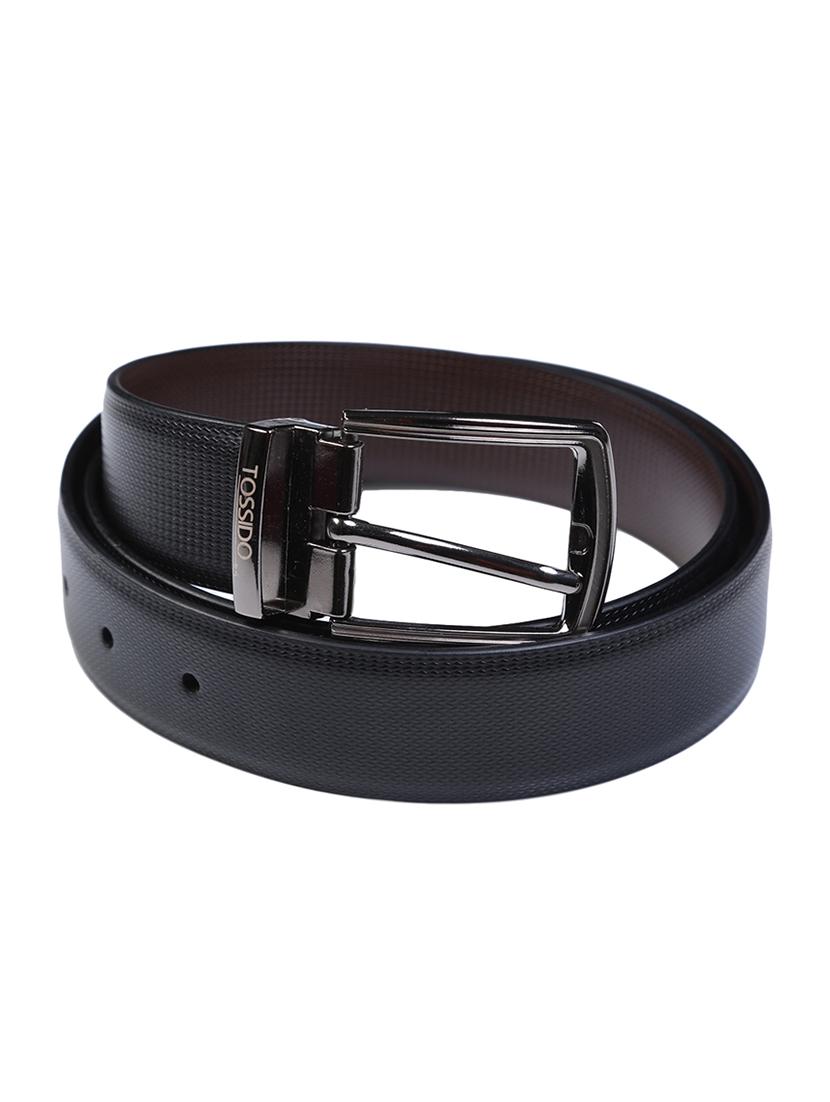 multi colored micro fiber tie with pocket square and belt - 15326439 - Zoom Image - 5