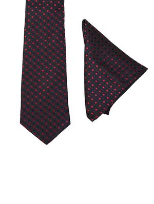 multi colored micro fiber tie with belt and pocket square - 15326440 - Standard Image - 2