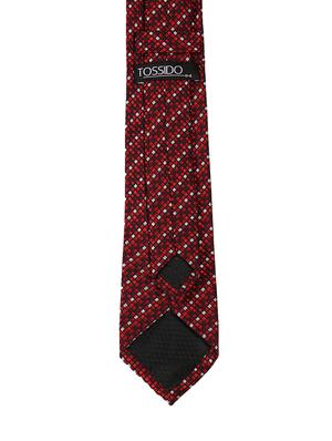 red micro fiber tie - 15326491 - Standard Image - 2