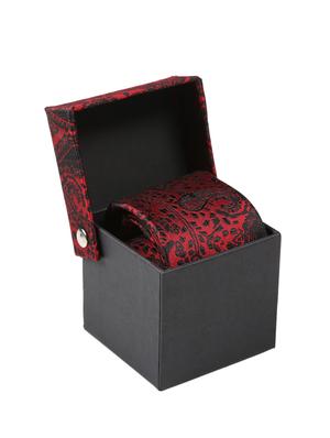 maroon microfiber tie - 15326505 - Standard Image - 5