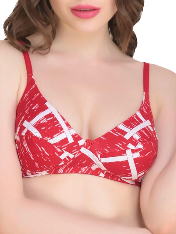 bow patch lightly padded t-shirt bra - 15326890 - Zoom Image - 2