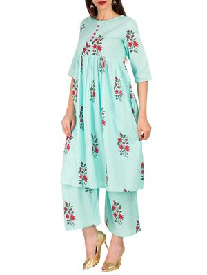 flared printed kurta - 15327010 - Standard Image - 2