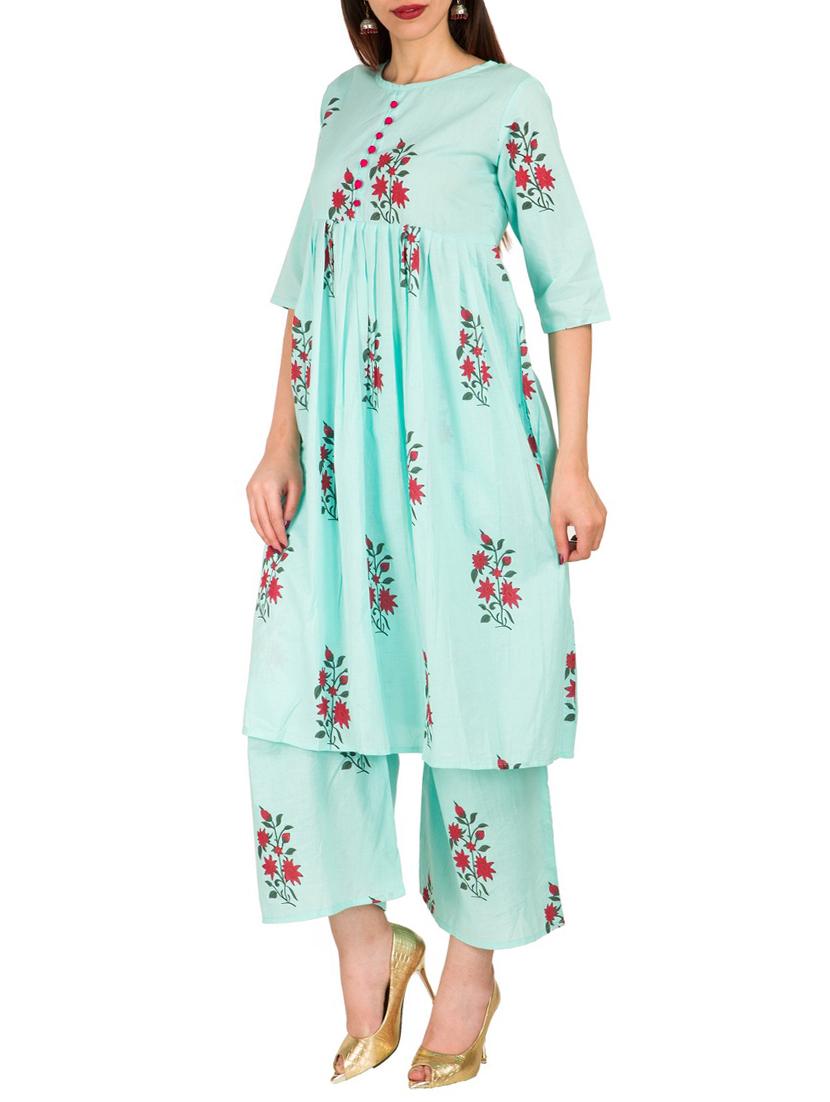 flared printed kurta - 15327010 - Zoom Image - 2