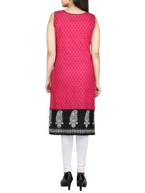 paisley printed straight kurta - 15327105 - Standard Image - 2