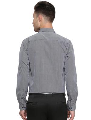 black cotton formal shirt - 15327489 - Standard Image - 2