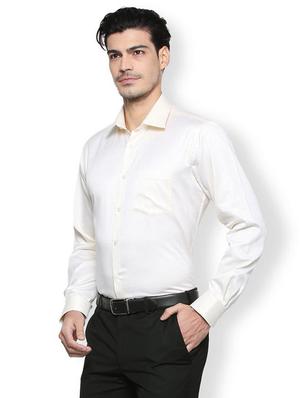 white cotton formal shirt - 15327502 - Standard Image - 2
