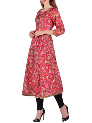 a-line printed kurta - 15328107 - Standard Image - 2