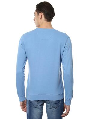blue cotton sweatshirt - 15328461 - Standard Image - 2