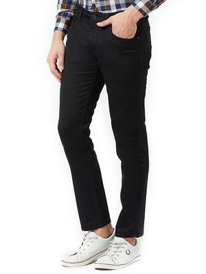 black cotton plain jeans - 15328508 - Standard Image - 2