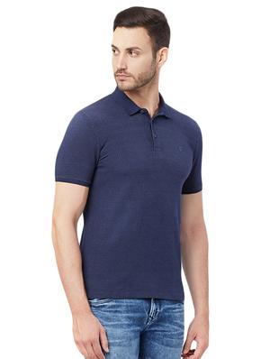 solid blue polo t-shirt - 15328607 - Standard Image - 2