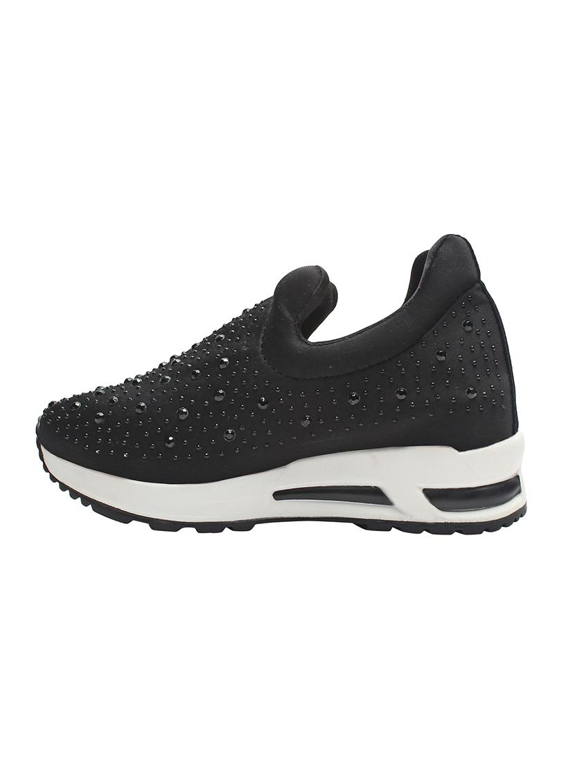 black suede slip on casual shoes - 15328628 - Zoom Image - 2