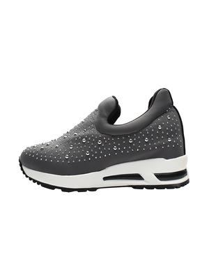 grey suede slip on casual shoes - 15328629 - Standard Image - 2