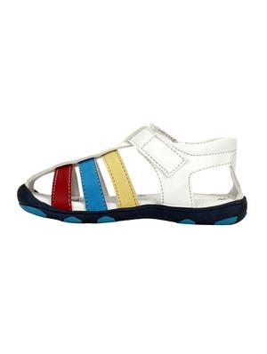 white leatherette floater - 15328688 - Standard Image - 2