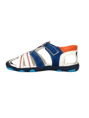 blue leatherette sandals - 15328691 - Standard Image - 2