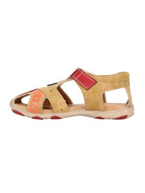 beige leatherette sandals - 15328693 - Standard Image - 2