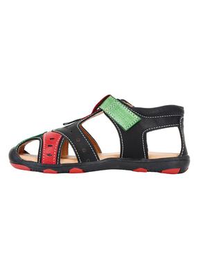 multi colored leatherette sandals - 15328694 - Standard Image - 2