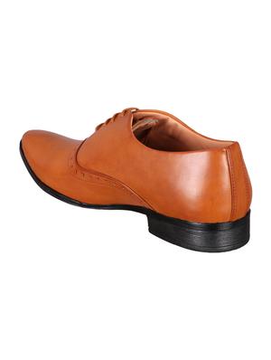 tan Leather lace-up oxford - 15328795 - Standard Image - 2