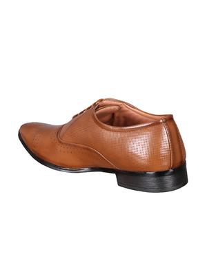 brown Leather lace-up oxford - 15328803 - Standard Image - 2