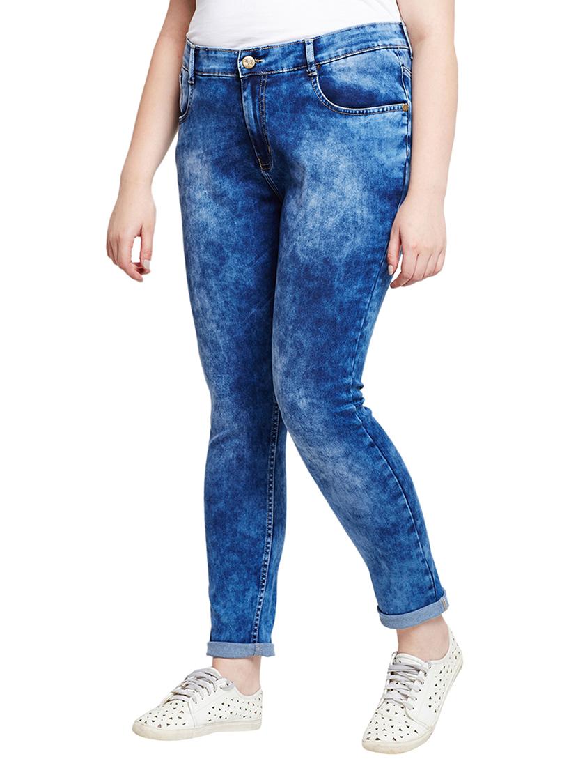 stone washed plus jeans - 15330954 - Zoom Image - 2