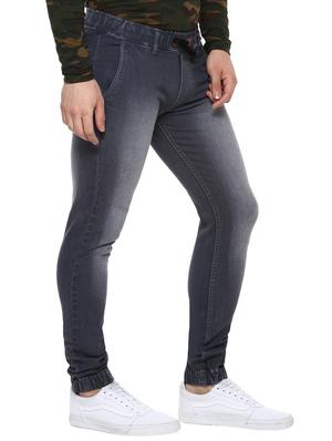 grey cotton blend jogger - 15333123 - Standard Image - 2