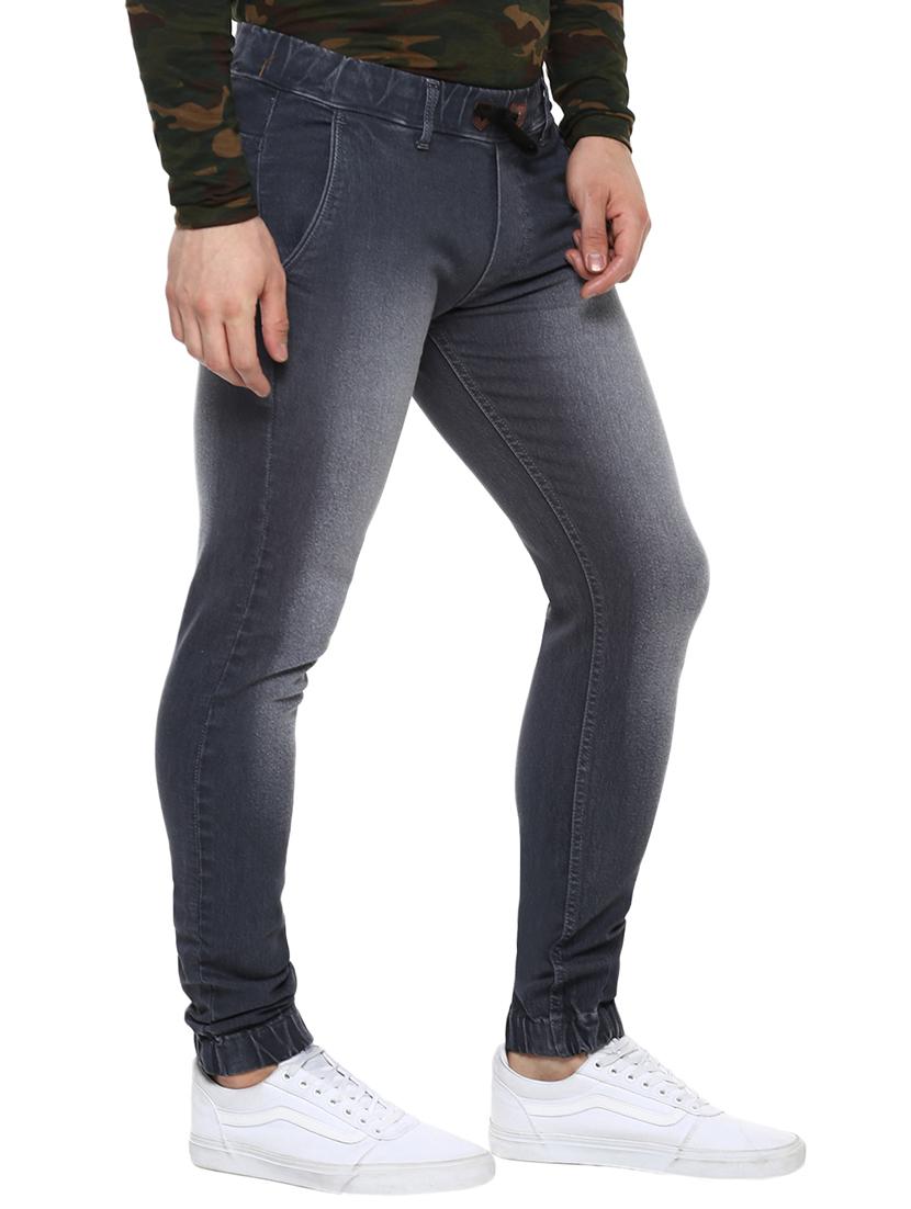grey cotton blend jogger - 15333123 - Zoom Image - 2