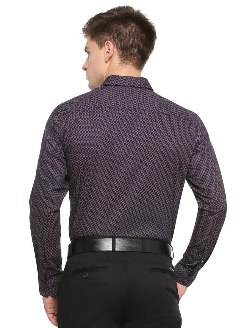 black cotton formal shirt - 15333425 - Zoom Image - 2