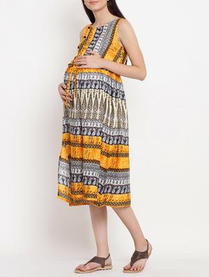 drawstring detail maternity dress - 15333508 - Standard Image - 2