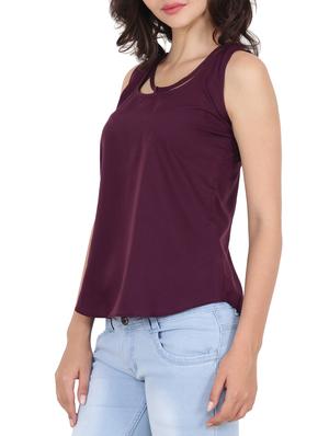 stylised neck sleeveless top - 15335888 - Standard Image - 2