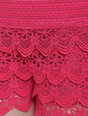 lace mini skorts - 15335977 - Standard Image - 5
