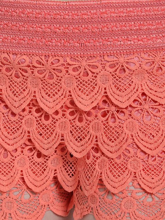 lace mini skorts - 15335978 - Zoom Image - 5
