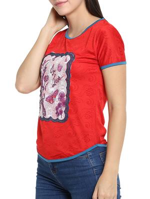 Applique textured top - 15336008 - Standard Image - 2