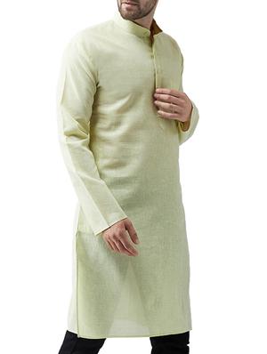 green solid long kurta - 15336203 - Standard Image - 2