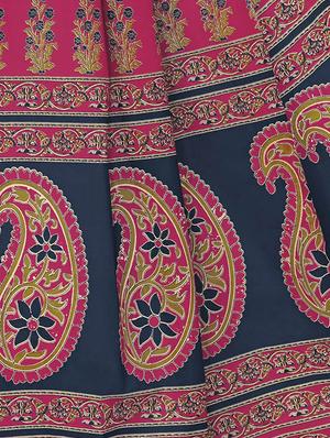 ditsy floral printed saree with blouse - 15337226 - Standard Image - 2