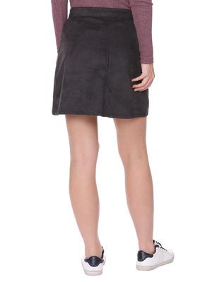 zip up a-line skirt - 15337321 - Standard Image - 2