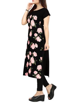 straight floral kurta - 15337450 - Standard Image - 2