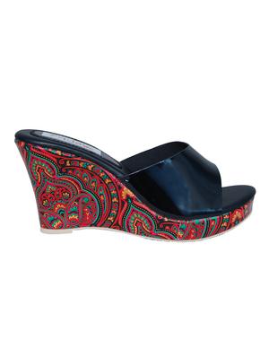 black slip on wedge - 15338218 - Standard Image - 2